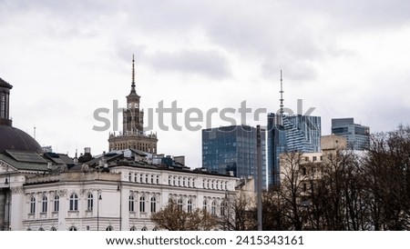 Warsaw Downtown Skyline - Stock photo Royalty-Free Stock Photo #2415343161