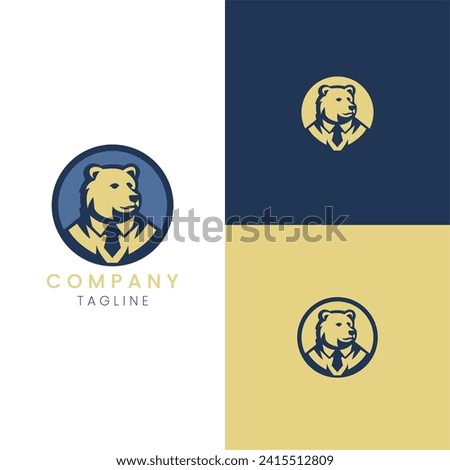 The Bear's Rule Commanding Logo Emblem