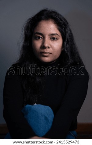 photography of a multiracial woman portrait, multiple different poses, high quality image in a different theme , woman photos, happy, experience, emotion, beautiful pictures,