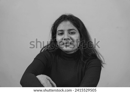 photography of a multiracial woman portrait, multiple different poses, high quality image in a different theme , woman photos, happy, experience, emotion, beautiful pictures,