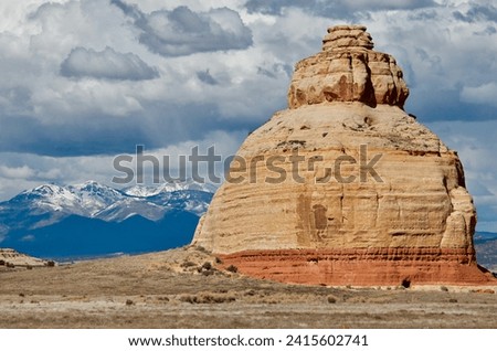 Utah Near Moab Canyonlands National Park Needles District Church Rock Royalty-Free Stock Photo #2415602741