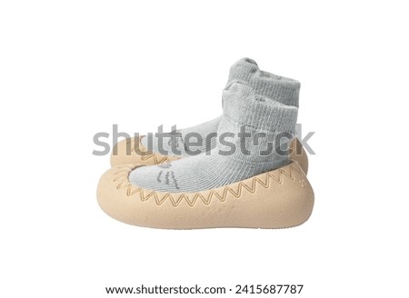 Comfortable, bright children's socks with cartoon pattern