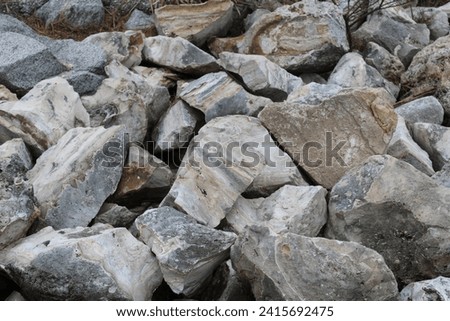 Close Up Of Rocks With Details.