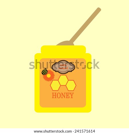  Jar with honey