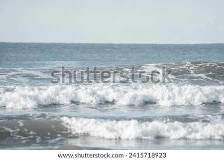 rough sea ocean view big waves morning beautiful view peaceful header banner background surf