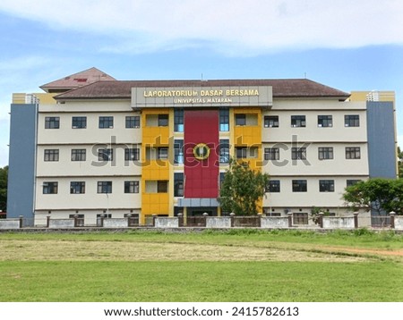 Shared basic laboratory building at Mataram University, West Nusa Tenggara Province, Indonesia
