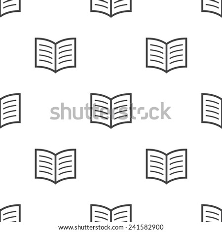 book, vector seamless pattern, Editable can be used for web page backgrounds, pattern fills  