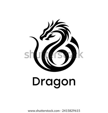 Dragon logo simple elegance and clean