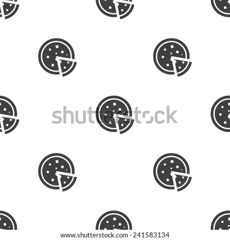 pizza, vector seamless pattern, Editable can be used for web page backgrounds, pattern fills  