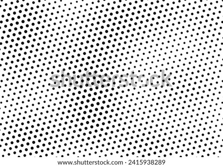 Points Dots Background. Grunge Gradient Overlay. Abstract Backdrop. Black and White Modern Texture. Vector illustration