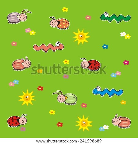 insect, wallpaper, vector background