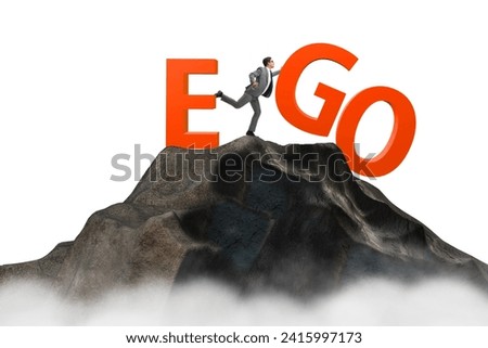 Concept of personal and business ego Royalty-Free Stock Photo #2415997173