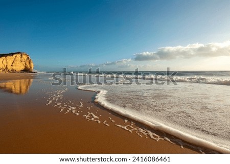 Praia dos Caneiros, Algarve, Portugal Royalty-Free Stock Photo #2416086461