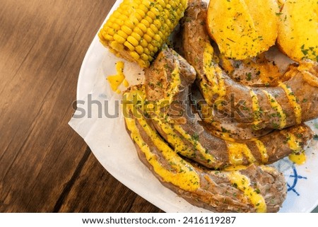 Turkey Necks with Corn and Potatoes