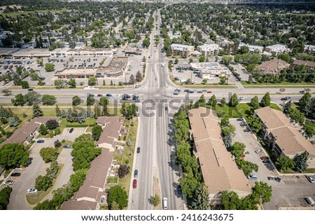 Wildwood Neighborhood Aerial View in Saskatoon