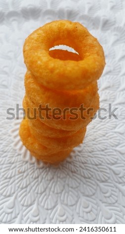 this is a picture of snacks on a white background