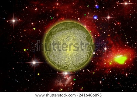 Moon. The elements of this image furnished by NASA.


