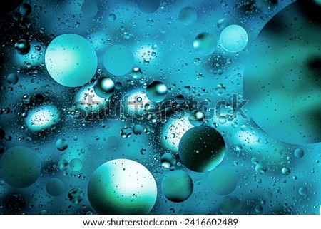 oil on water abstract bubbles background texture macro closeup