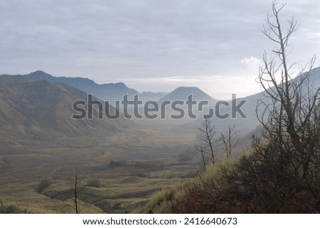 natural scenery around Mount Bromo