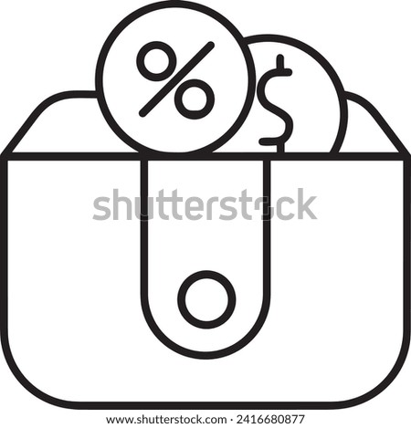 Money icon symbol vector image. Illustration of the currency design image