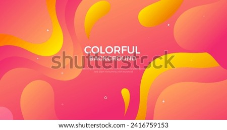 Dynamic gradient shapes background vector design in eps 10