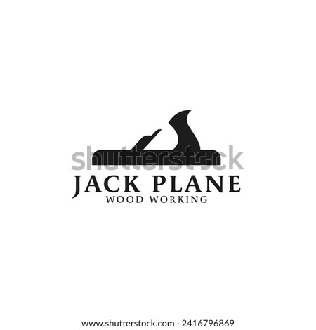 Wooden Fore Plane Logo Design Concept Vector Illustration Symbol Icon