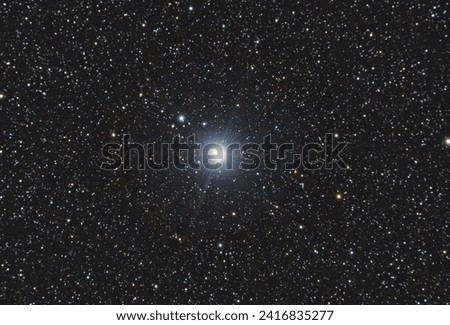 Procyon star in the constellation of Canis Minor,  star map night sky backgrounds