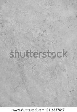 Cement wall background, not painted in vintage style. Smooth concrete for wallpaper or graphic design. Blank plaster texture in retro concept. Modern house interiors that feel calm and simple.
