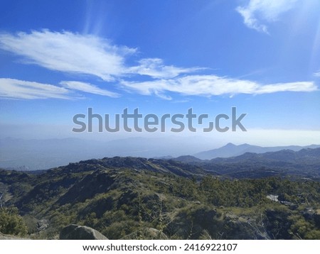 Beautiful mountains photography while traveling to Sunset Point, Mount Abu. Nature photography along with travel photography 