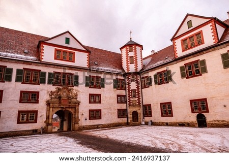 Short winter hike through the half-timbered town of Schmalkalden - Thuringia - Germany