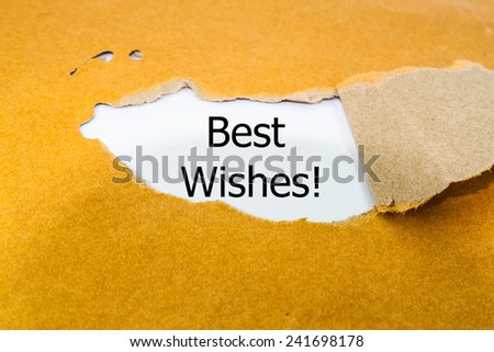 best text concept on brown envelope 