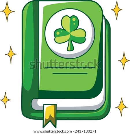 Celebration of St. Patrick's Day in Ireland, at 17 March. Luck the Irish. Color icon set for St. Patrick's Day. Ireland vector icon. Saint Patrick's Day green icon clip art. Prophet of Christian