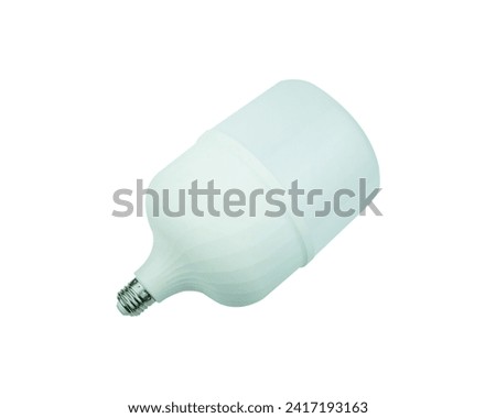 A large light bulb isolated on white background, Led lamp