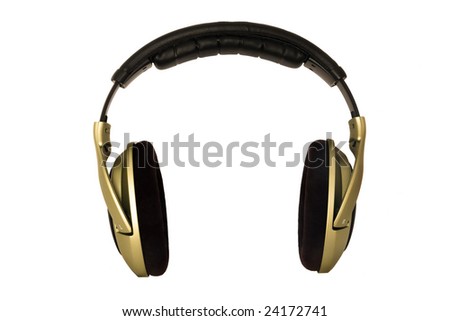 headphones Front, with an empty space of the middle