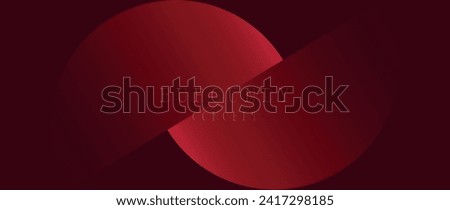Vector illustration. Minimalist burgundy abstract background with luxurious geometric light shapes. Expensive design for wallpaper, poster, brochure, presentation, website and textile design. Royalty-Free Stock Photo #2417298185