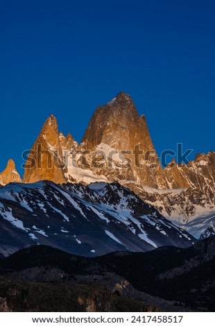 Cerro Fitz Roy in Chalten, Patagonia Argentina