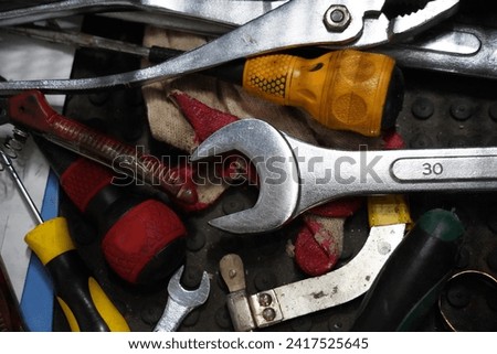 There are various tools such as spanners.