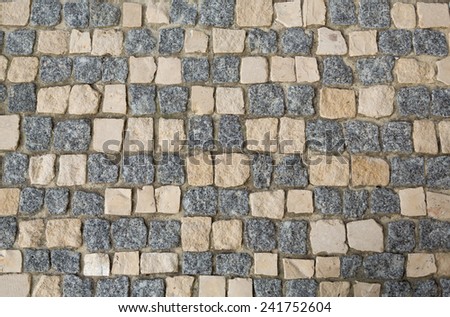 Stone tile wall 