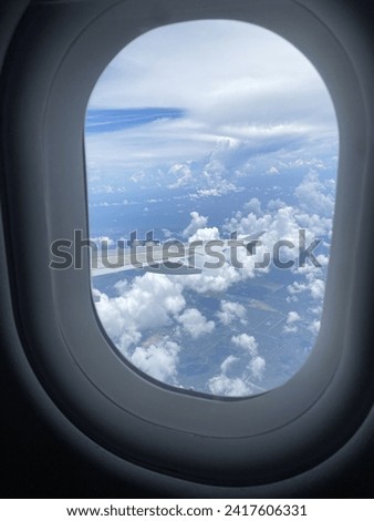 Travel beautiful pictures, airplane views 