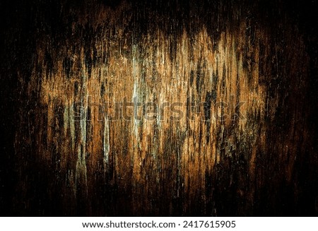 Vignetting Photo of Grunge Wooden Texture with Space for Text