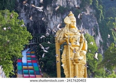 The Arulmigu Murugan statue in Batu Caves, Malaysia