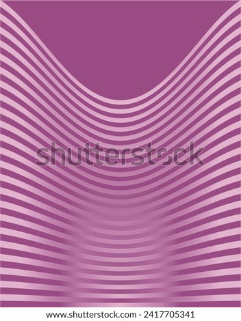 a composition of geometric lines and planes with purple and violet color gradations as a visual design element Royalty-Free Stock Photo #2417705341