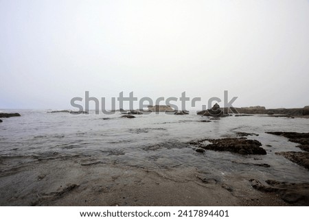 Nature Ocean Coastline Morning Fog