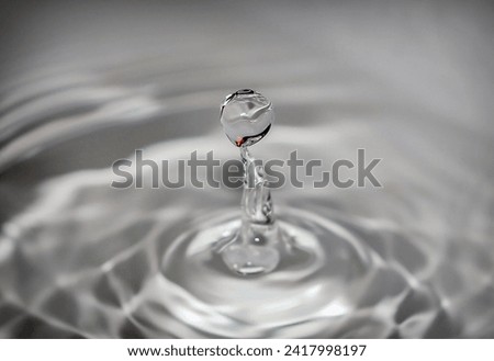 Great picture of scattered water drops