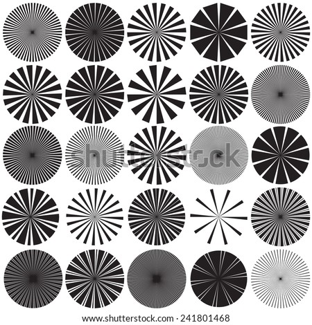 Collection of Vector Radial Patterns