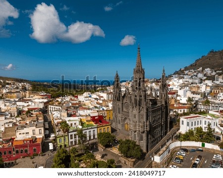 Parroquia de San Juan Bautista de Arucas, Cathedral, Arucas, Gran Canaria, Spain Royalty-Free Stock Photo #2418049717
