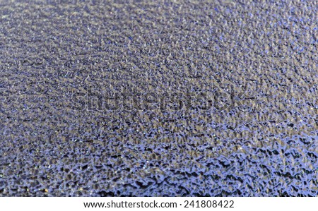 Frost abstract background - glass in frozen day 