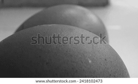 picture of 2 chicken eggs