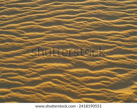 Frilly sand in the desert Royalty-Free Stock Photo #2418190551
