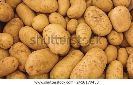 brown potatoes picture, lot of brown potatoes